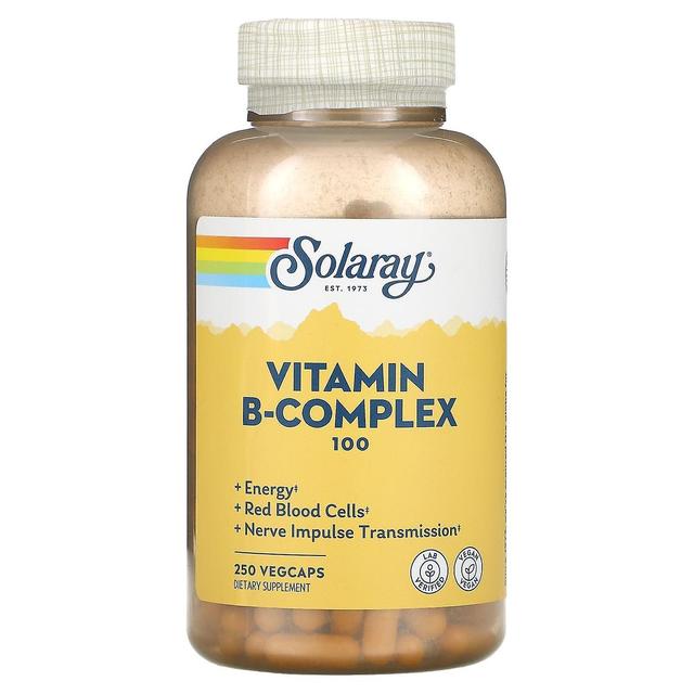 Solaray, Vitamin B-Complex 100 , 250 VegCaps on Productcaster.