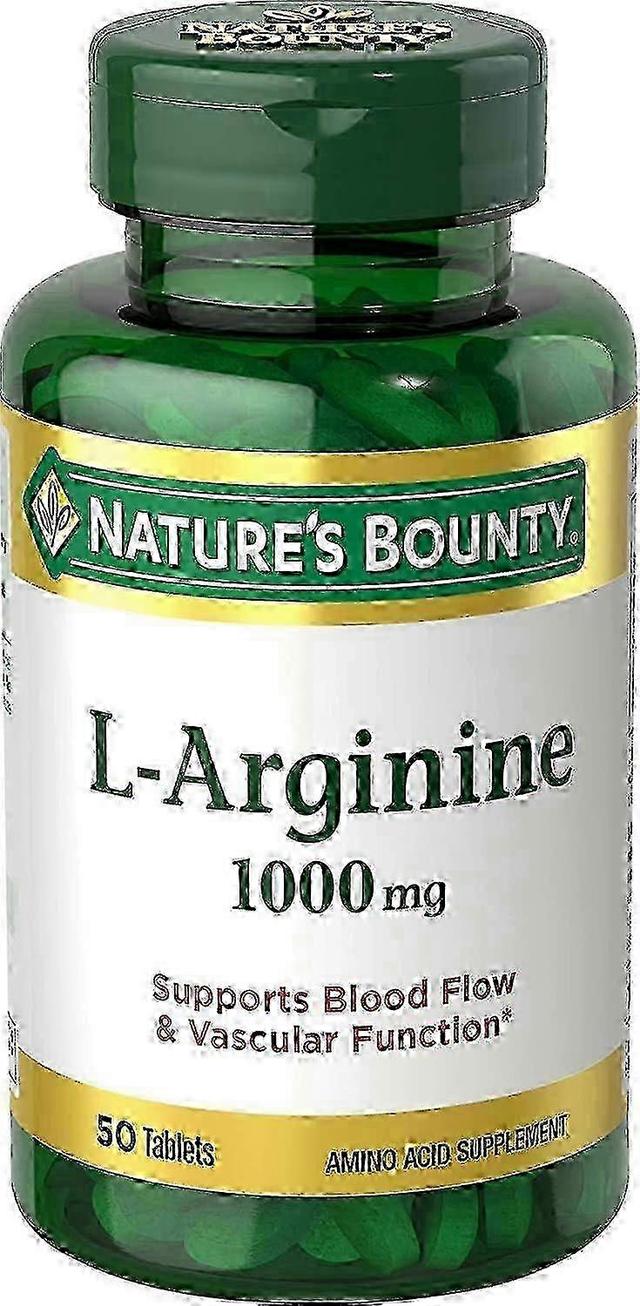 Natures Bounty Nature's bounty l-arginine, 1000 mg, amino acid supplement, tablets, 50 ea on Productcaster.