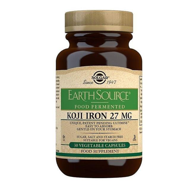 Solgar Earth Source Koji Iron 27mg Vegicaps 30 (12536547) on Productcaster.