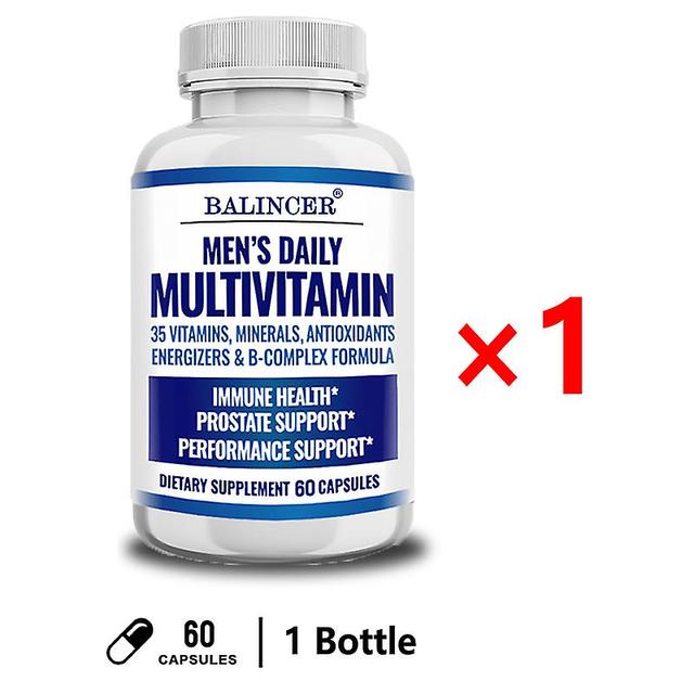 Viacnásobné vitamíny Vorallme pre mužov pomáhajú zlepšovať imunitný systém, výkon a vytrvalosť, funkciu mozgu, a zdravie srdca 1 bottle on Productcaster.