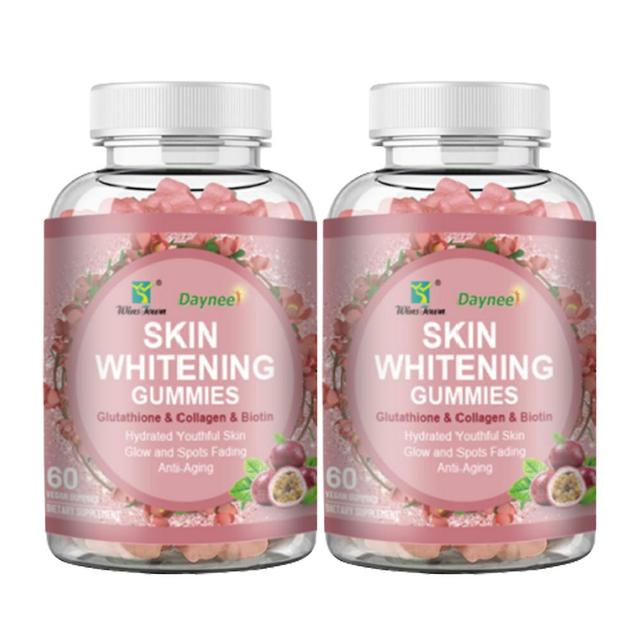 Glutathione Collagen Anti-aging L-glutathione Gummies Skin Whitening Food Supplement 2PCS on Productcaster.