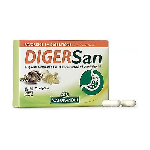 Naturando Digest digestion and gases 20 capsules on Productcaster.