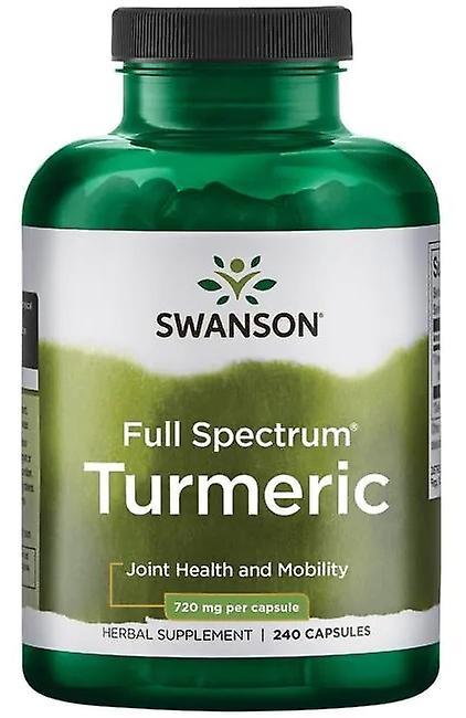 Swanson Turmeric 720 mg 240 Capsules 255 gr on Productcaster.