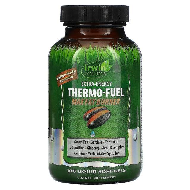 Irwin Naturals, Extra-Energy Thermo-Fuel Max Fat Burner, 100 Liquid Soft-Gels on Productcaster.