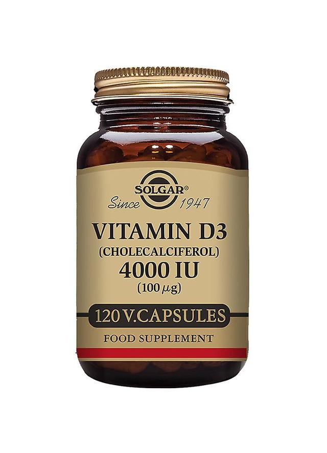 Solgar vitamín D3 (cholekalciferol) 4000iu (100ug) 120 v.kapsuly on Productcaster.