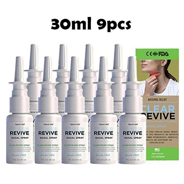 9pcs Lung Detox Herbal Cleansing Nasal Spray 30ml on Productcaster.