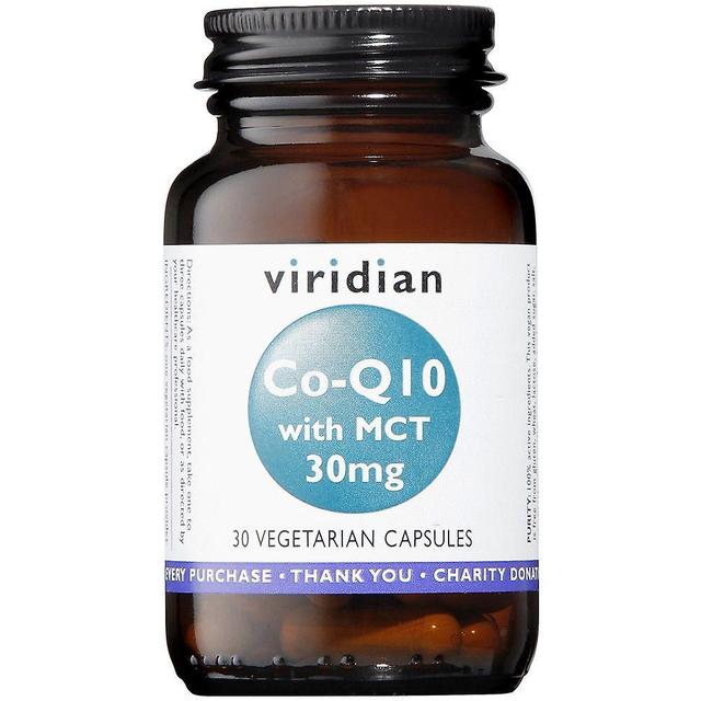 Viridian Co-enzyme Q10 30mg with MCT Veg Caps 30 (360) on Productcaster.