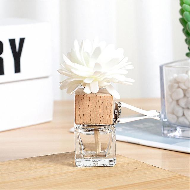 Sjioh 1/2/3pcs Car Fragrance Bottle Pendant Flower Shape Air Outlet Freshener on Productcaster.