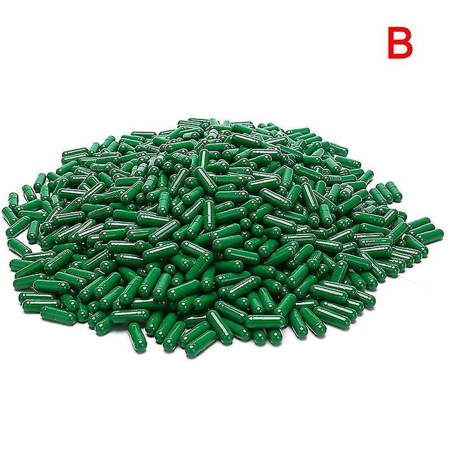 Yerax 1000pcs Empty Hard Vacant Gelatin Capsule Size 00# Gel For Medicine Storage B on Productcaster.