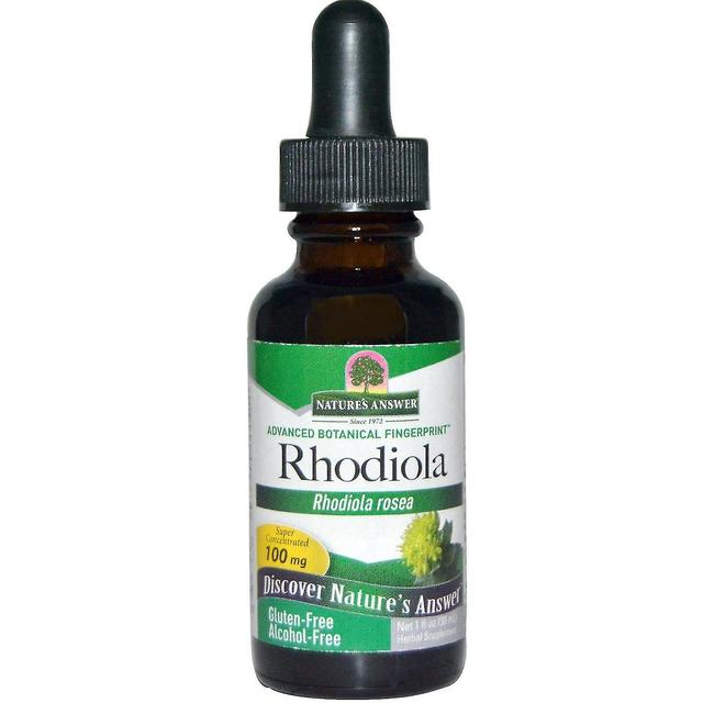 Nature's Answer, Rhodiola, Rosea, 100 mg, 1 fl oz (30 ml) on Productcaster.