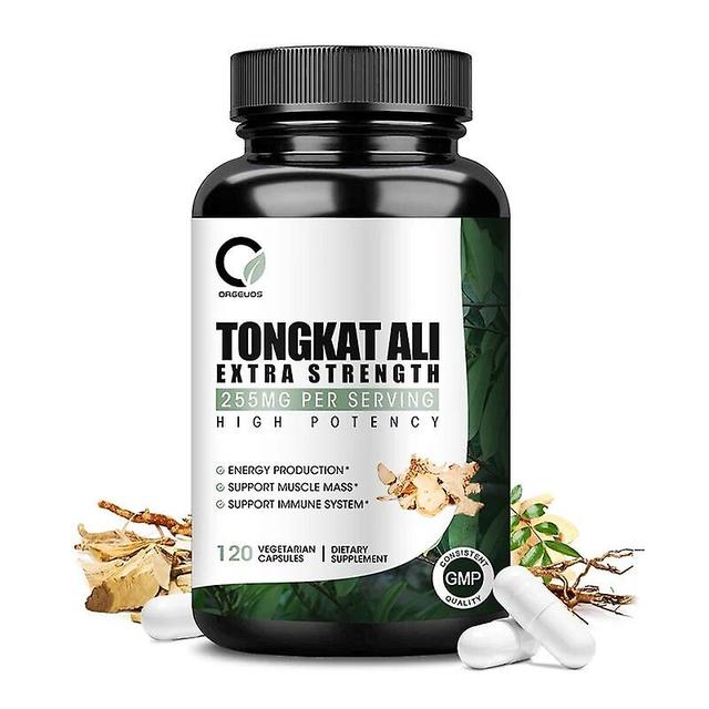 Bylinný doplnok Tongkat Ali - 225mg na porciu, Tongkat Ali pre mužov - vegánske kapsuly pre dennú energiu a vitalitu, EnduranceTIB TIB . 120ks on Productcaster.