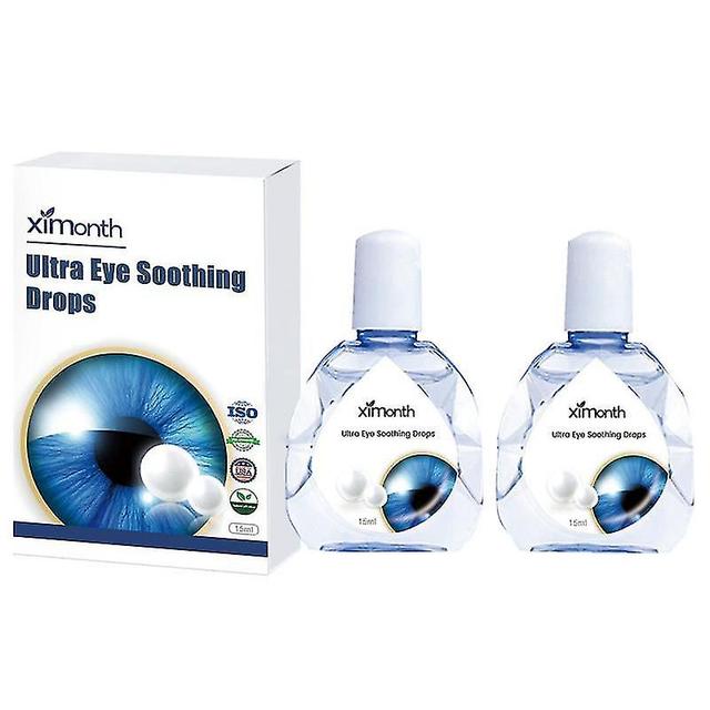 2pcs Eye Drops Natural Herbs Relieves Eyes Discomfort Blurred Vision Dry Itchy Clean Detox Care Protect Eyesight Health on Productcaster.