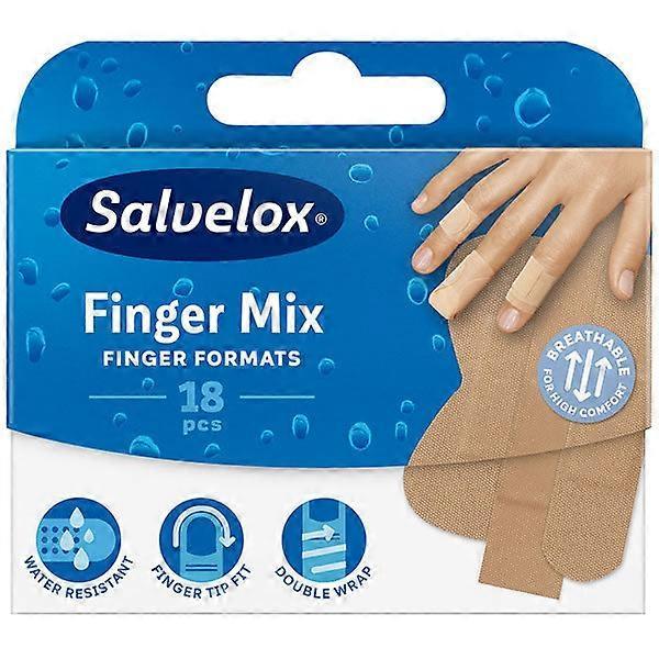 Salvelox finger mix plasters 18 units on Productcaster.