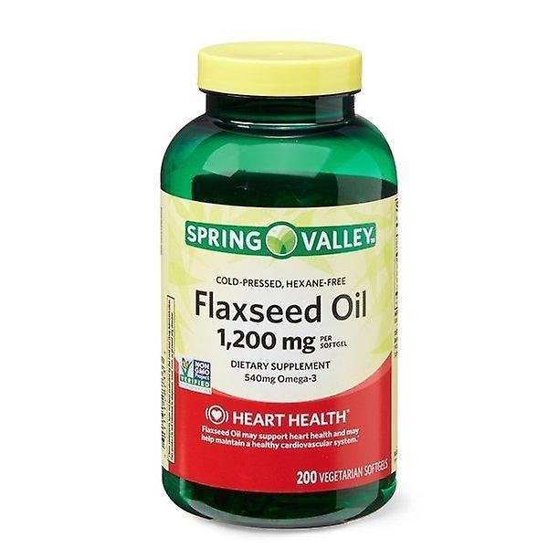 Spring valley oil, sodium & omega 3 omega fatty acid supplements, 1 softgel, 200 ct on Productcaster.