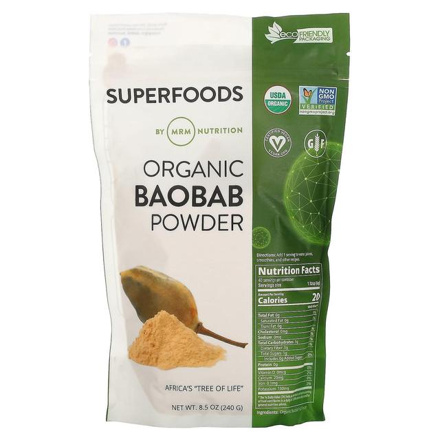 MRM Nutrition, Baobá Orgânico em Pó, 8,5 oz (240 g) on Productcaster.