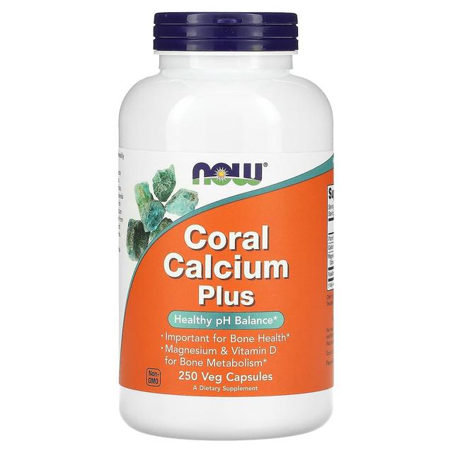 NOW Foods, Coral Calcium Plus, 250 Veg Capsules on Productcaster.