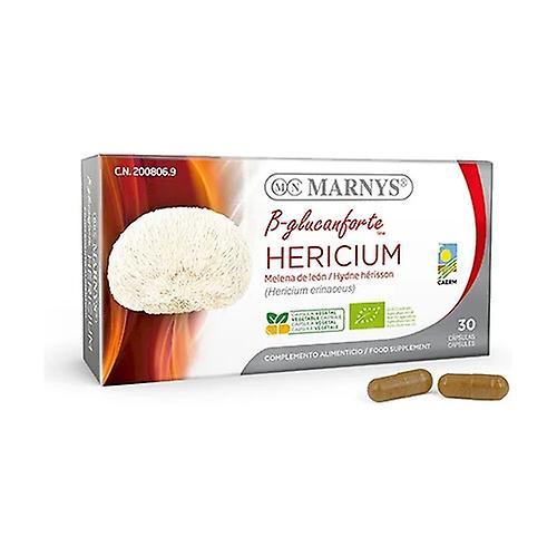 Marny's Hericium organic lion's mane 30 capsules of 400mg on Productcaster.