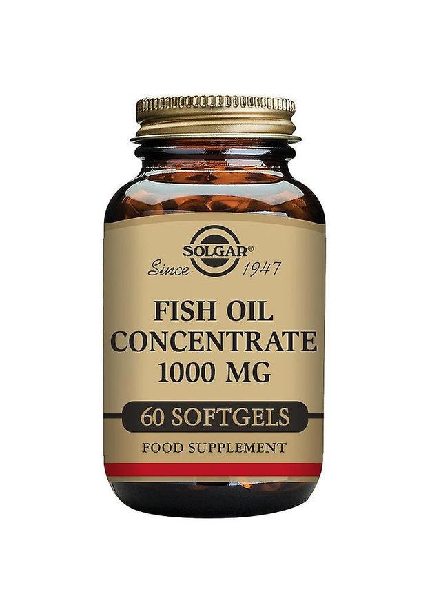 Solgar fish oil concentrate 1000mg 60's on Productcaster.