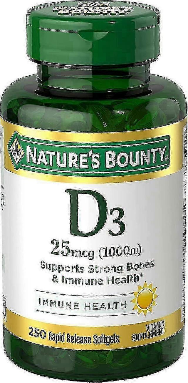 Natures Bounty Nature's bounty vitamina d3, 1000 iu, softgels, 250 ea on Productcaster.