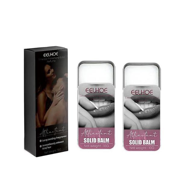 Eelhoe Solid Balm Smear Body Skin Lasting Fragrance Air Fresh Light Fragrance Portable Balm Ladies 2pcs on Productcaster.