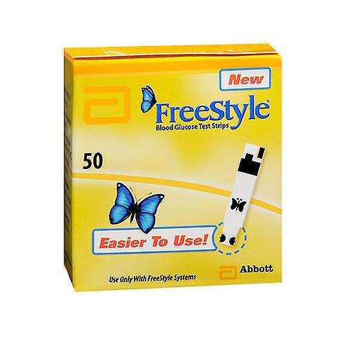 Freestyle Blood Glucose Test Strips, 50 each (Pack of 1) on Productcaster.