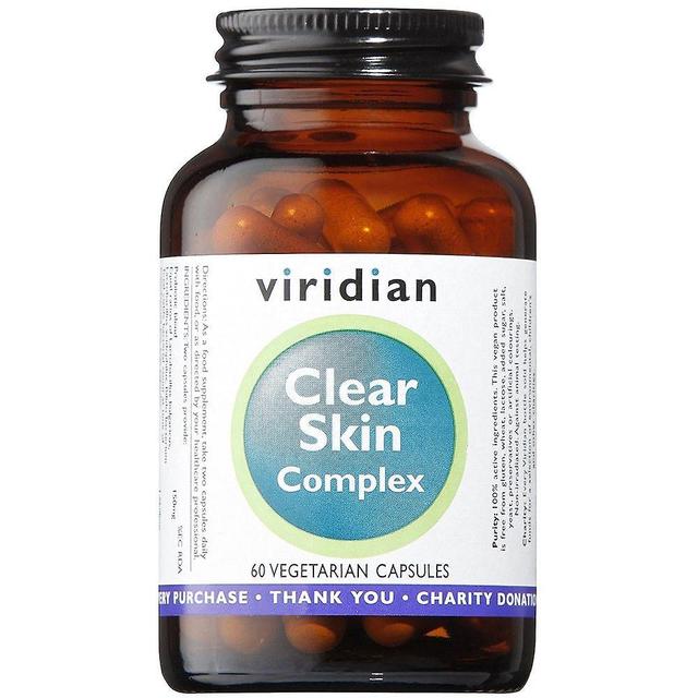 Viridian Clear Skin Complex Veg Caps 60 (371) on Productcaster.