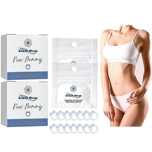 DWSM With Essential Oils White 7/14/21pcs Plastic Super Slim Slimming And Detoxification Ring --N on Productcaster.