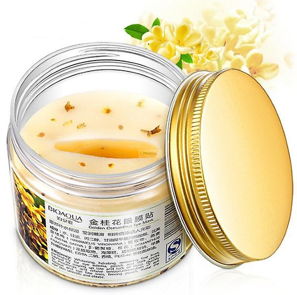 80 pz/bottiglia Oro Osmanto maschera per gli occhi delle donne Collagene gel proteine del siero di latte cura del viso cerotti per dormire cerotti ... on Productcaster.