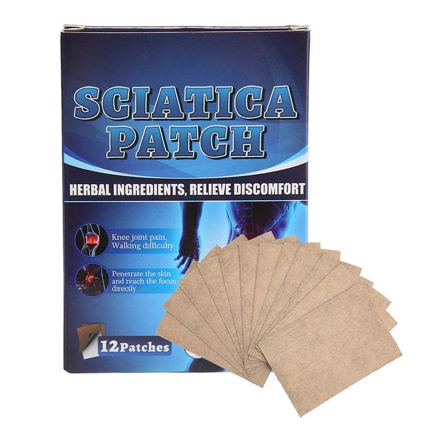 12pcs Sciatica Patch Plant Extract Soft Breathable Knee Joint Soreness Relief Patch For Men Women on Productcaster.