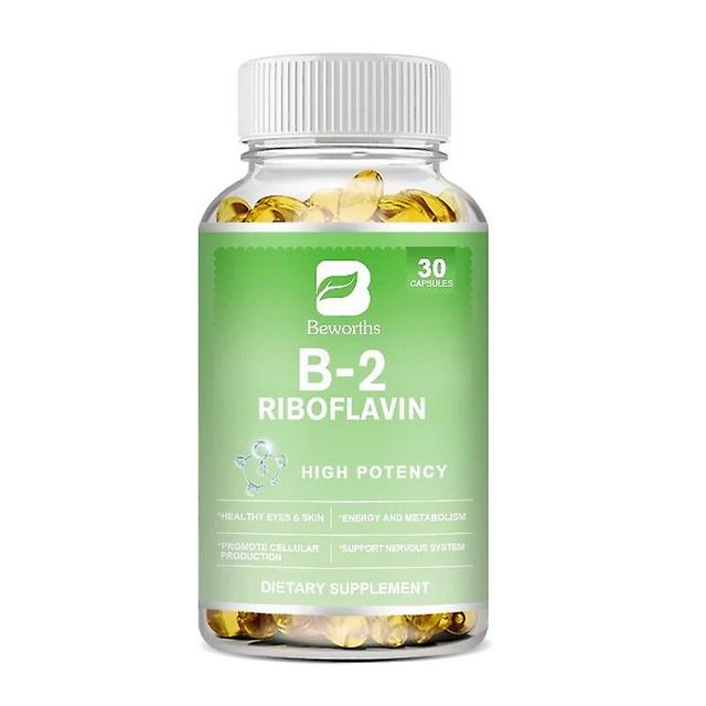 Tib Vitamin B2 Riboflavin For Energy, Skin And Cell Health - Natural Energy Supplement Daily Essential Vitamin B Tib 30pcs on Productcaster.