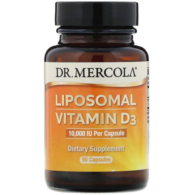 Dr. Mercola, Liposomal vitamin D3 , 10,000 IE, 90 Kapslar on Productcaster.