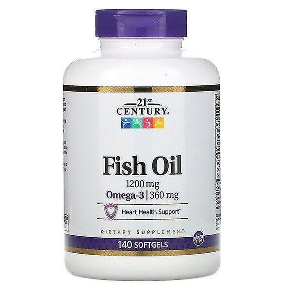 21st Century, Fish Oil, 1,200 mg, 140 Softgels on Productcaster.