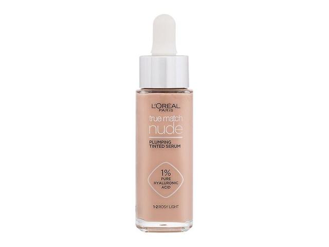 L'Oréal Paris - True Match Nude 1-2 Rosy Light Plumping Tinted Serum - For Women, 30 ml on Productcaster.