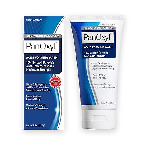 Panoxyl acné mousse lavage peroxyde de benzoyle 10% 5.5 oz on Productcaster.