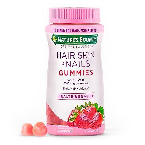 Natures Bounty Nature's bounty cabello piel y uñas vitaminas con biotina, gomitas, 140 ct on Productcaster.