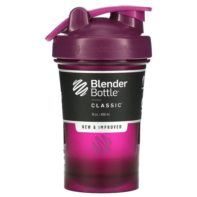 Blender Bottle Garrafa de liquidificador, Classic com laço, Ameixa, 20 oz (600 ml) on Productcaster.