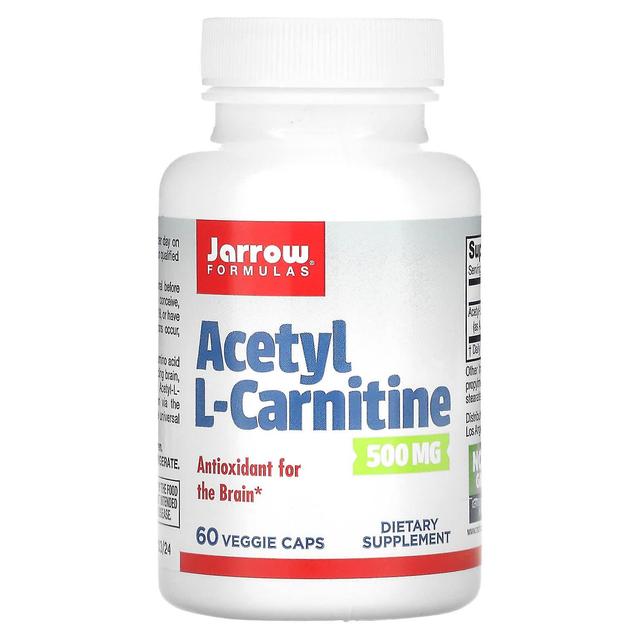 Jarrow Formulas, Acetyl L-Carnitine, 500 mg, 60 Veggie Caps on Productcaster.