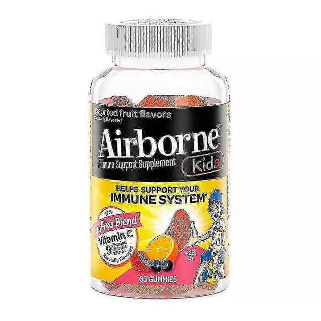 Airborne Luftburna barn multivitamin gummier med zink, 63 ea on Productcaster.