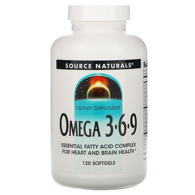 Source Naturals, Omega 3-6-9, 120 Kapsułki żelowe on Productcaster.