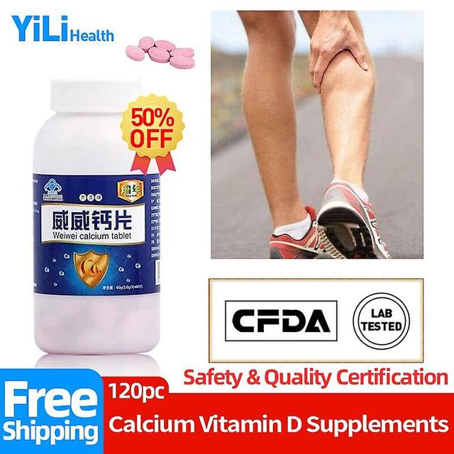 Coscelia Calciumtabletten Vitamine D Supplementen Capsules Gewrichtspijn Osteoporose Krampen Hoogte Groei Losse tanden Bot Cfda goedgekeurd 1fles 60pc on Productcaster.