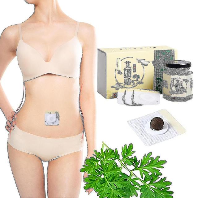 Elciaicle 90pcs Effective Ancient Remedy Healthy Detox Slimming Belly Pellet Mugwort Navel Sticker Deep Cleansing Sleeping & Dehu Midification 30Pcs on Productcaster.