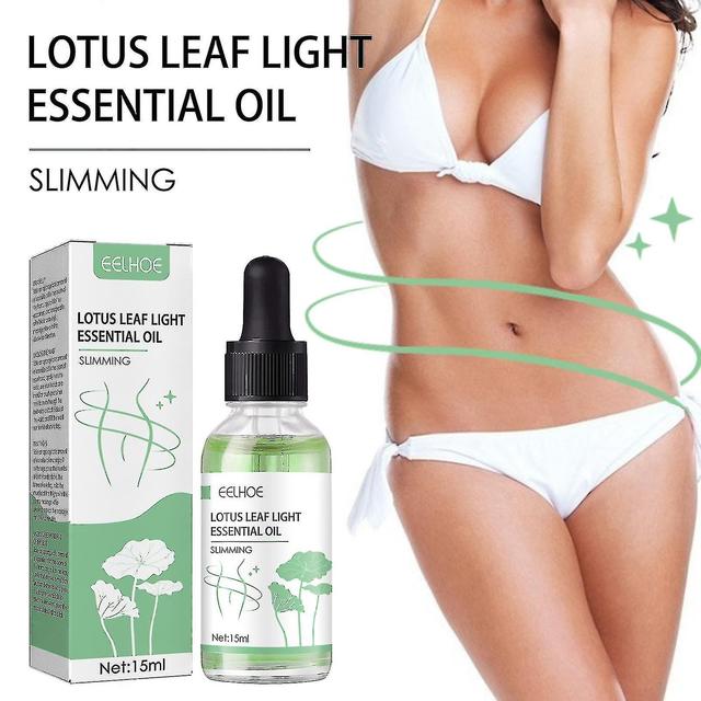 Eelhoe Lotus Leaf Slimming Oil Massage Lifts And Tightens Belly And Thigh Muscle Shaping Slimming Oil Bx on Productcaster.