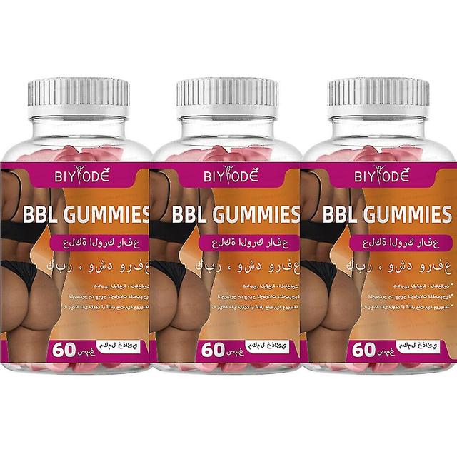 Natürliches Vitamin Bbl Gummibärchen Fettverbrennung Hintern Booster Vergrößern Gummibärchen 3pcs on Productcaster.