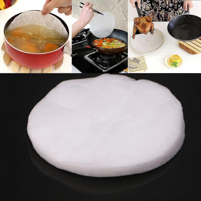 Kitchen Food Oil Absorption Paper Food Grade Health Oil Filter Paper Kitch 12pcs on Productcaster.