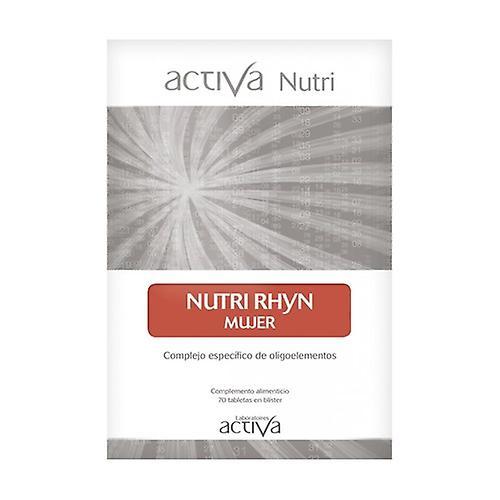 Activa nutri rhyn woman 70 chewable tablets on Productcaster.