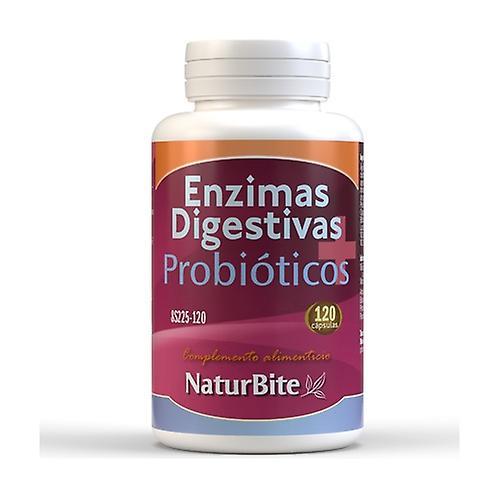 Naturbite Digestive enzymes and probiotics 120 capsules on Productcaster.