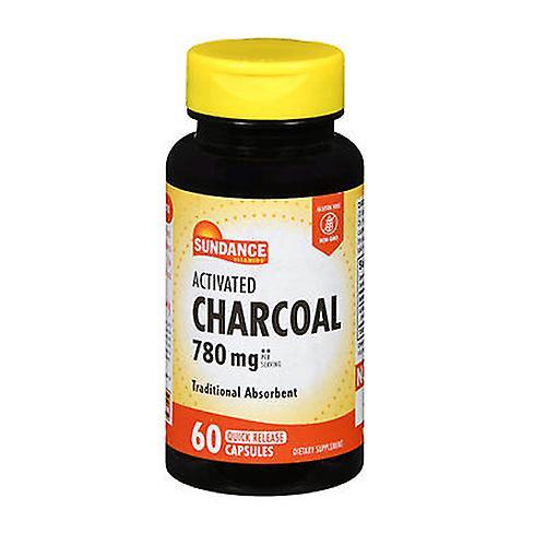 Sundance Vitamins Activated Charcoal Quick Release Capsules,260 mg,60 Caps (Pack of 2) on Productcaster.