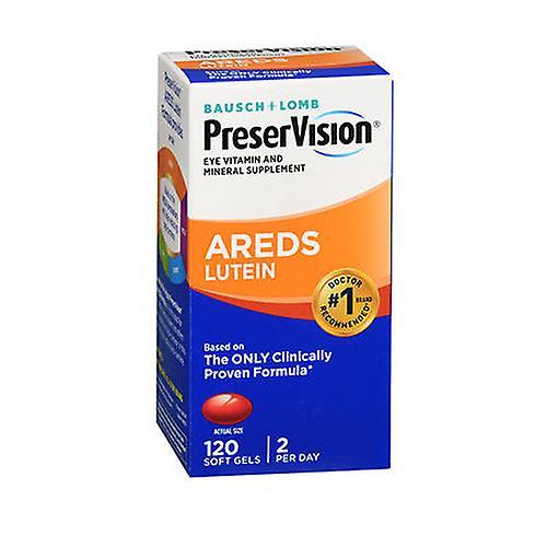 Bausch & Lomb Preservision Eye Vitamin- und Mineralstoffpräparate Lutein-Softgels, Anzahl von 120 (Packung mit 2 Stück) on Productcaster.