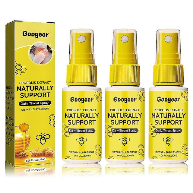 Propolis Throat Spray Relieves Dry And Itchy Throat Pain Discomfor 30ml Size 3pcs on Productcaster.