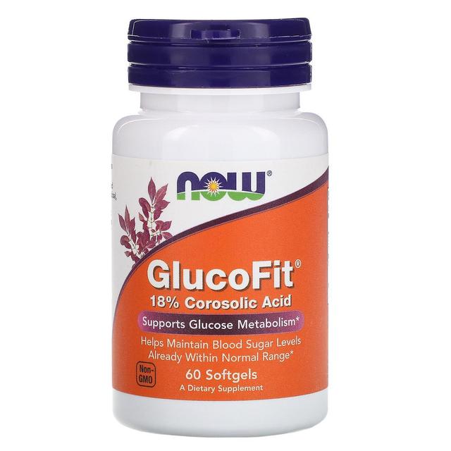 Now Foods, GlucoFit, 60 Softgels on Productcaster.